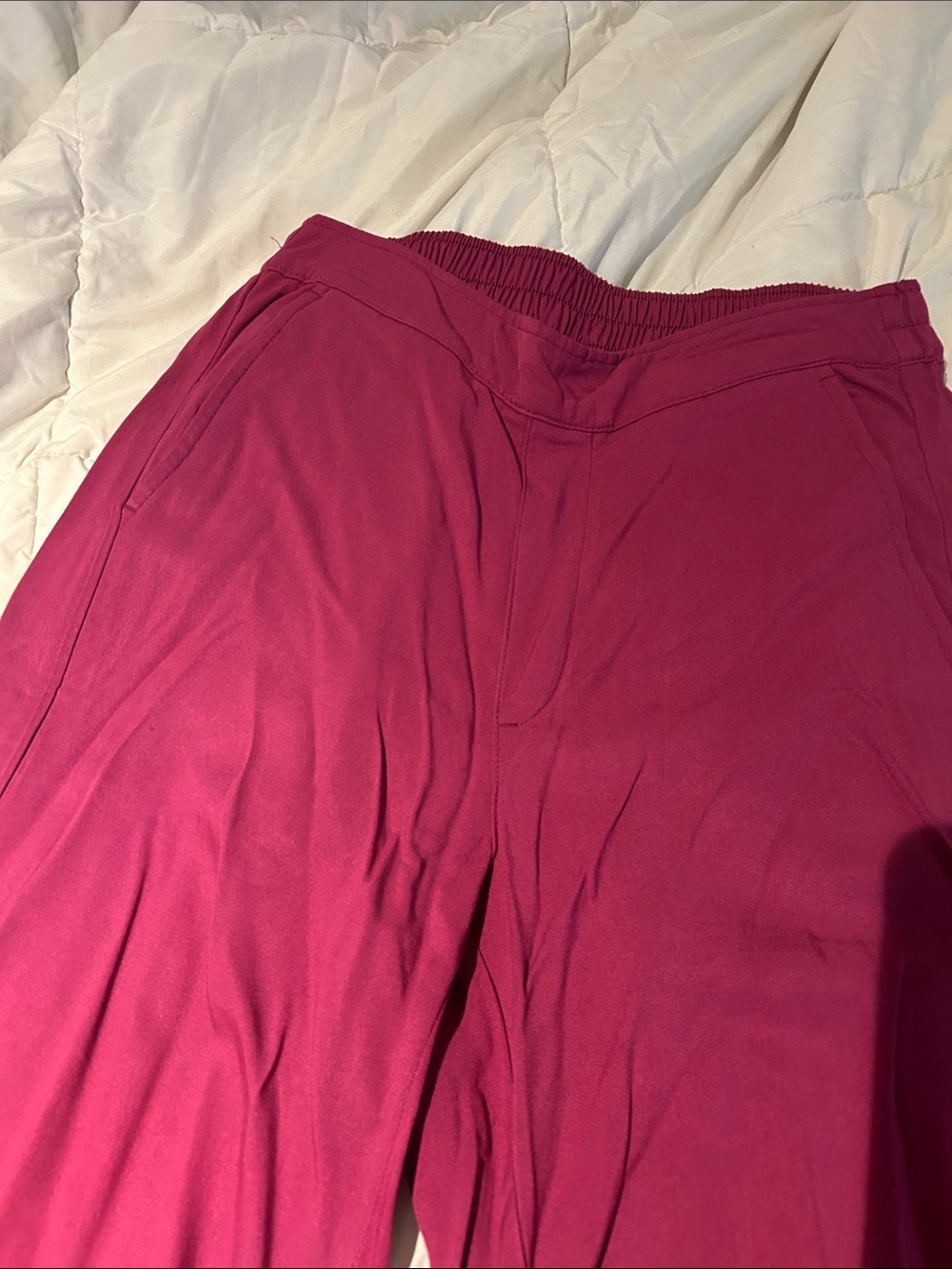 Old Navy Magenta Wide-Leg Pants